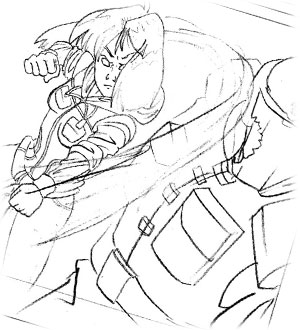 Punch!  From Allied Worlds Rev. Storyboards